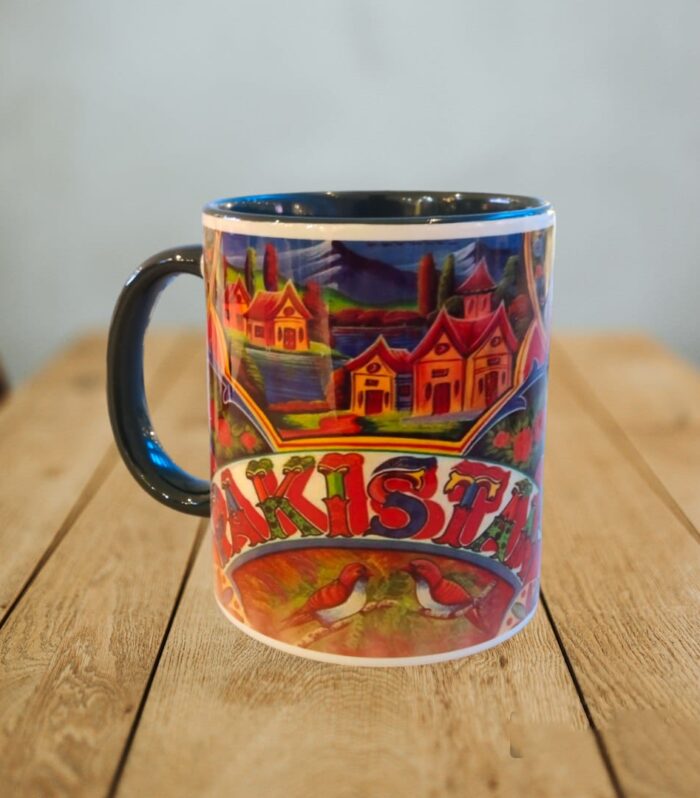 Pakistan Themed Ceramic Mug | Patriotic Tea Cup Pakistan
